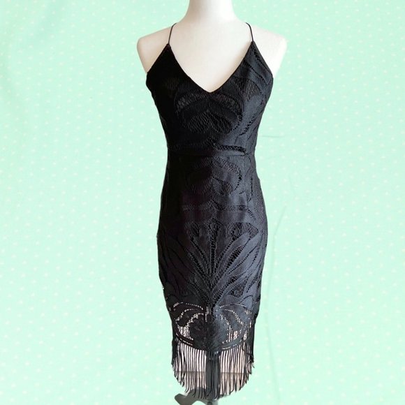 Two Sisters the Label Dresses & Skirts - Two Sisters the Label black Khaleesi dress fringe